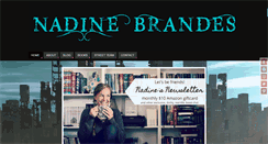 Desktop Screenshot of nadinebrandes.com